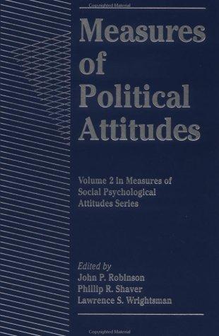 Cover for Measures of political attitudes