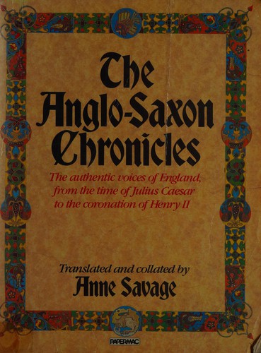 Cover for The Anglo-Saxon chronicles