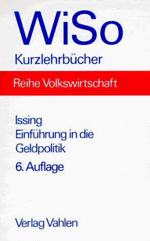 Cover for Einführung in die Geldpolitik.