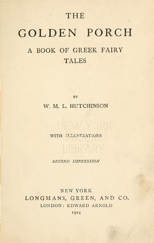 Cover for Golden porch
