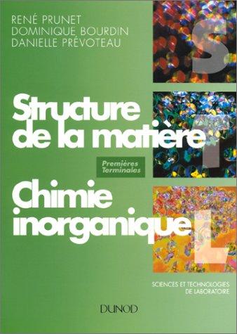 Cover for Structure de la matière, chimie inorganique