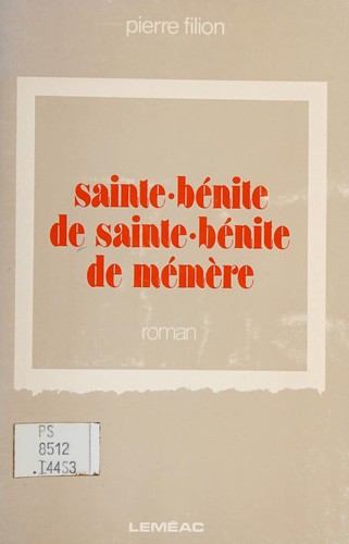 Cover for Sainte-Bénite de Sainte-Bénite de mémère