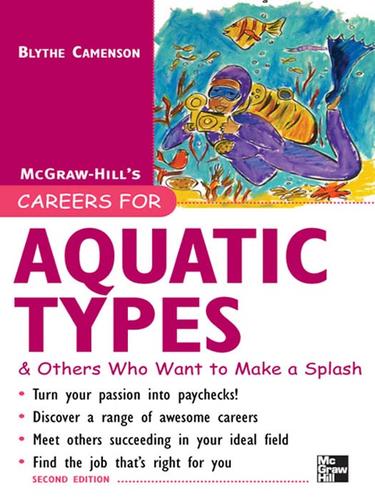 Cover for Careers for Aquatic Types & Others Who Want to Make a Splash