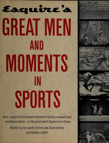 Cover for Great men and moments in sports
