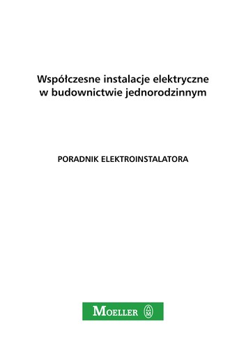 Cover for Współczesne instalacje elektryczne w budownictwie jednorodzinnym