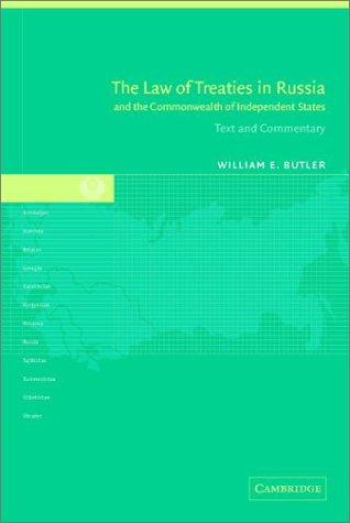 Cover for The law of treaties in Russia and the Commonwealth of Independent States