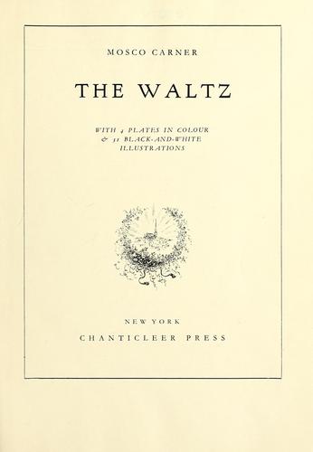 Cover for The waltz