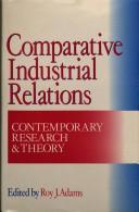 Cover for Comparative Industrial Relations