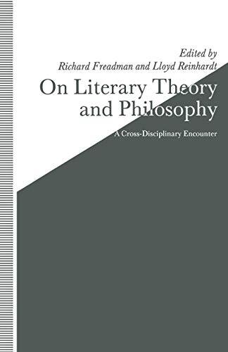 Cover for On Literary Theory and Philosophy