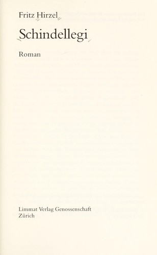 Cover for Schindellegi