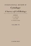 Cover for International review of cytology