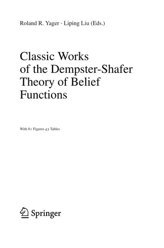 Cover for Classic works of the Dempster-Shafer theory of belief functions