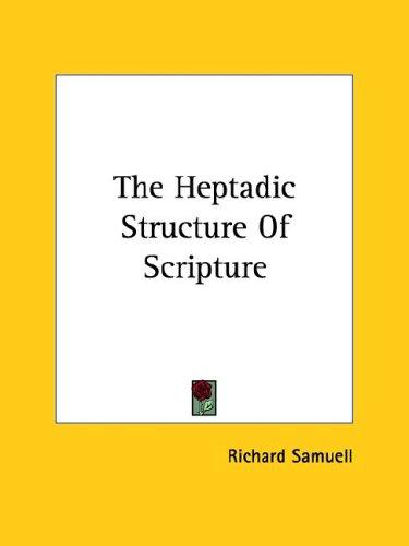 Cover for The Heptadic Structure of Scripture