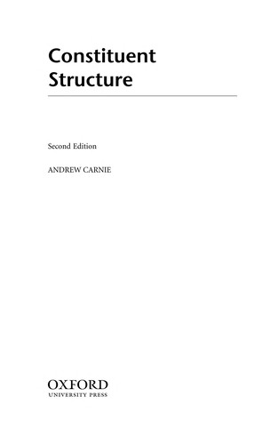 Cover for Constituent structure