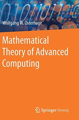 Cover for Mathematical Theory of Advanced Computing