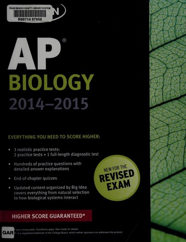 Cover for AP biology 2014-2015