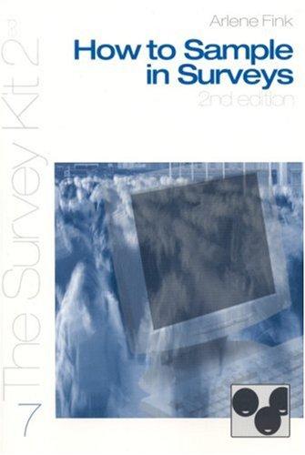 Cover for How to Sample in Surveys (The Survey Kit 7)