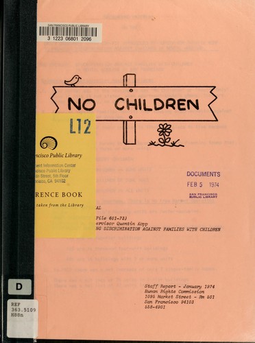 Cover for No children