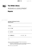 Cover for Final report of the Biological Information Review Committee
