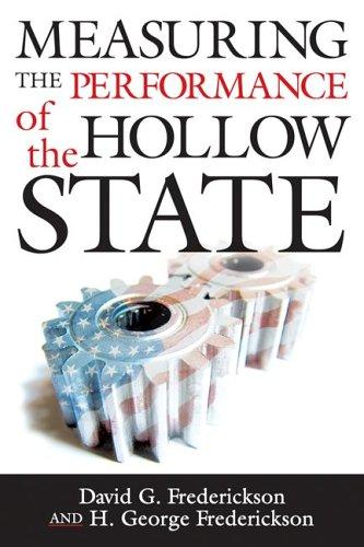 Cover for Measuring the Performance of the Hollow State (Public Management and Change)