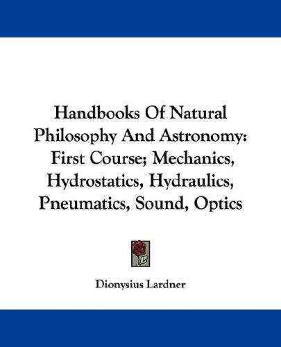 Cover for Handbooks Of Natural Philosophy And Astronomy
