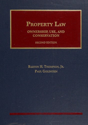 Cover for Property Law