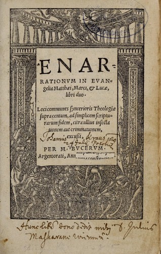 Cover for Enarrationum in evangelia Matthaei, Marci, & Lucae