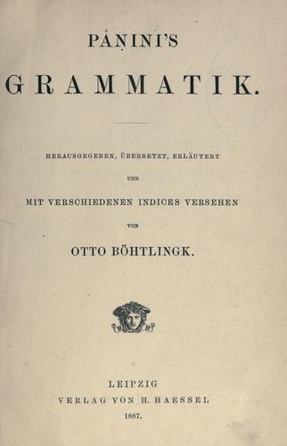 Cover for Grammatik