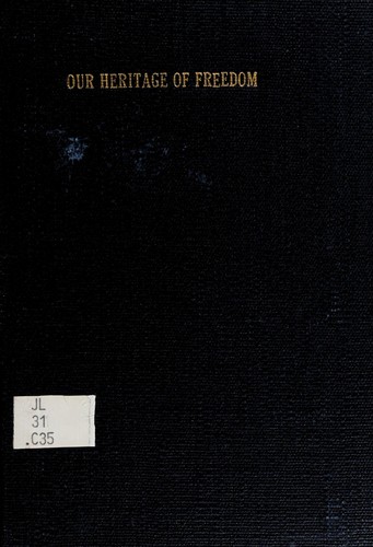 Cover for Our heritage of freedom