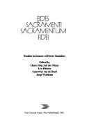 Cover for Fides sacramenti, sacramentum fidei