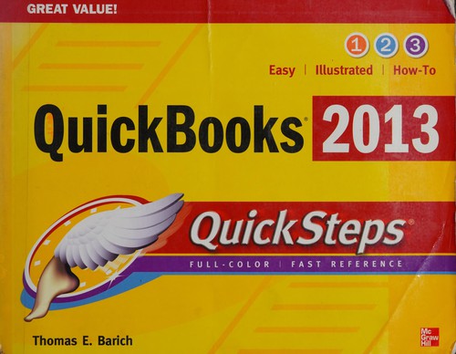 Cover for Quickbooks 2013 quicksteps