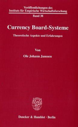 Cover for Currency Board-Systeme 