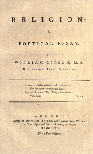 Cover for Religion