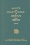 Cover for A Policy on Geometric Design of Highways and Streets (Metric)