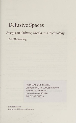 Cover for Delusive spaces