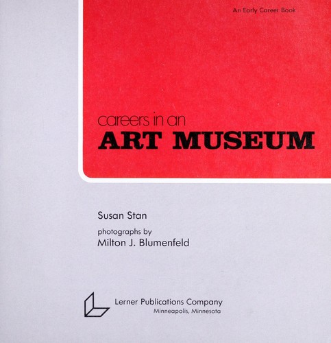 Cover for Careers in an art museum