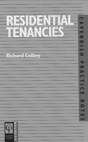 Cover for Recidential Tenancies (Practice Notes Series)