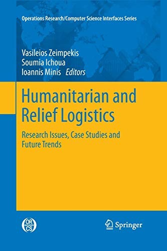 Cover for Humanitarian and Relief Logistics