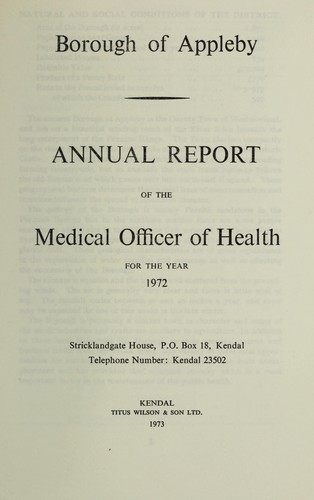 Cover for [Report 1972]