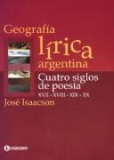 Cover for Geografía lírica argentina