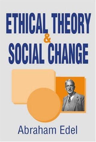 Cover for Ethical Theory and Social Change