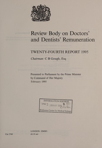 Cover for 24th Report 1995