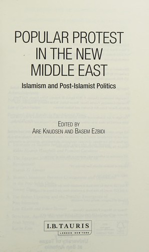 Cover for Popular Protest in the New Middle East