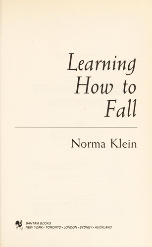 Cover for Learning how to fall