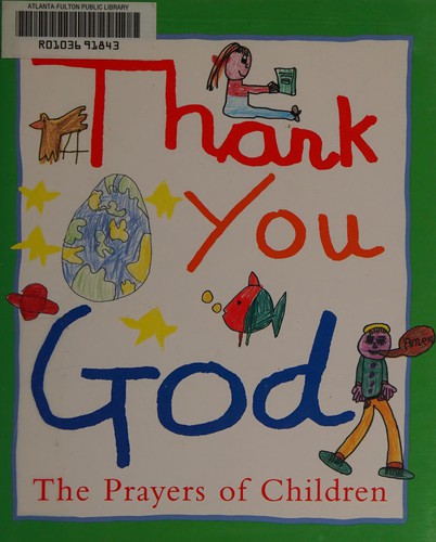 Cover for Thank you god