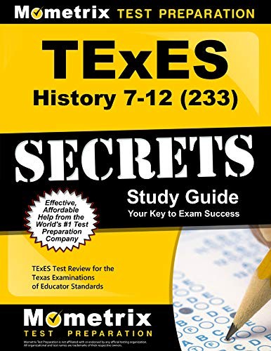 Cover for TExES History 7-12  Secrets Study Guide