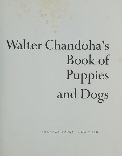 Cover for Book of puppies and dogs.