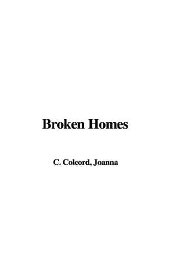 Cover for Broken Homes