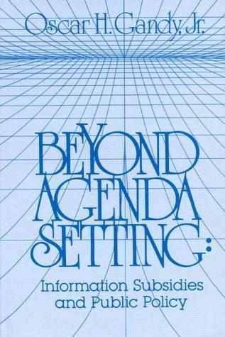 Cover for Beyond agenda setting