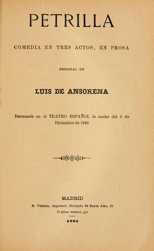 Cover for Petrilla